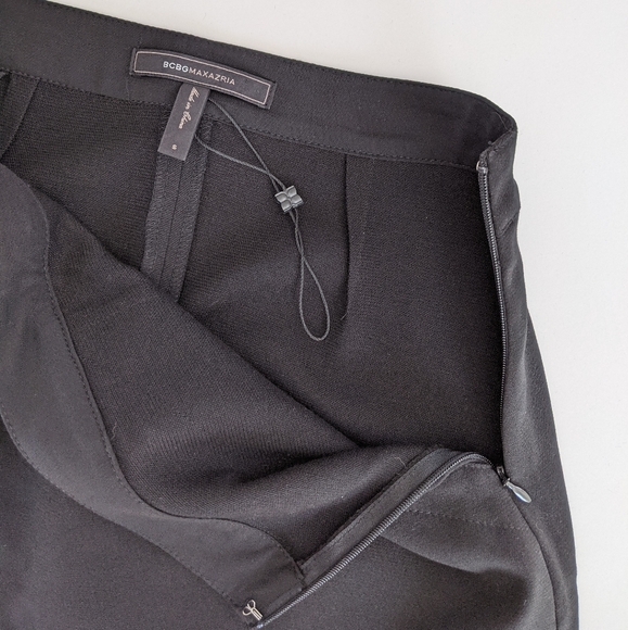 BCBGMAXAZRIA Beckett Asymmetrical Mini Skirt, S - Picture 2 of 4